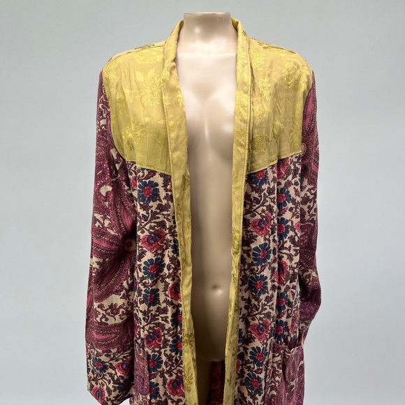 Free People Floral Patchwork Jacket